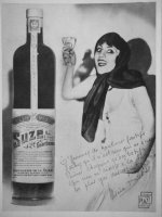 Publicité pour Suze avec Marie Dubas