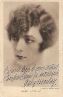 Photo de Gaby Morlay pour une publicité Campari